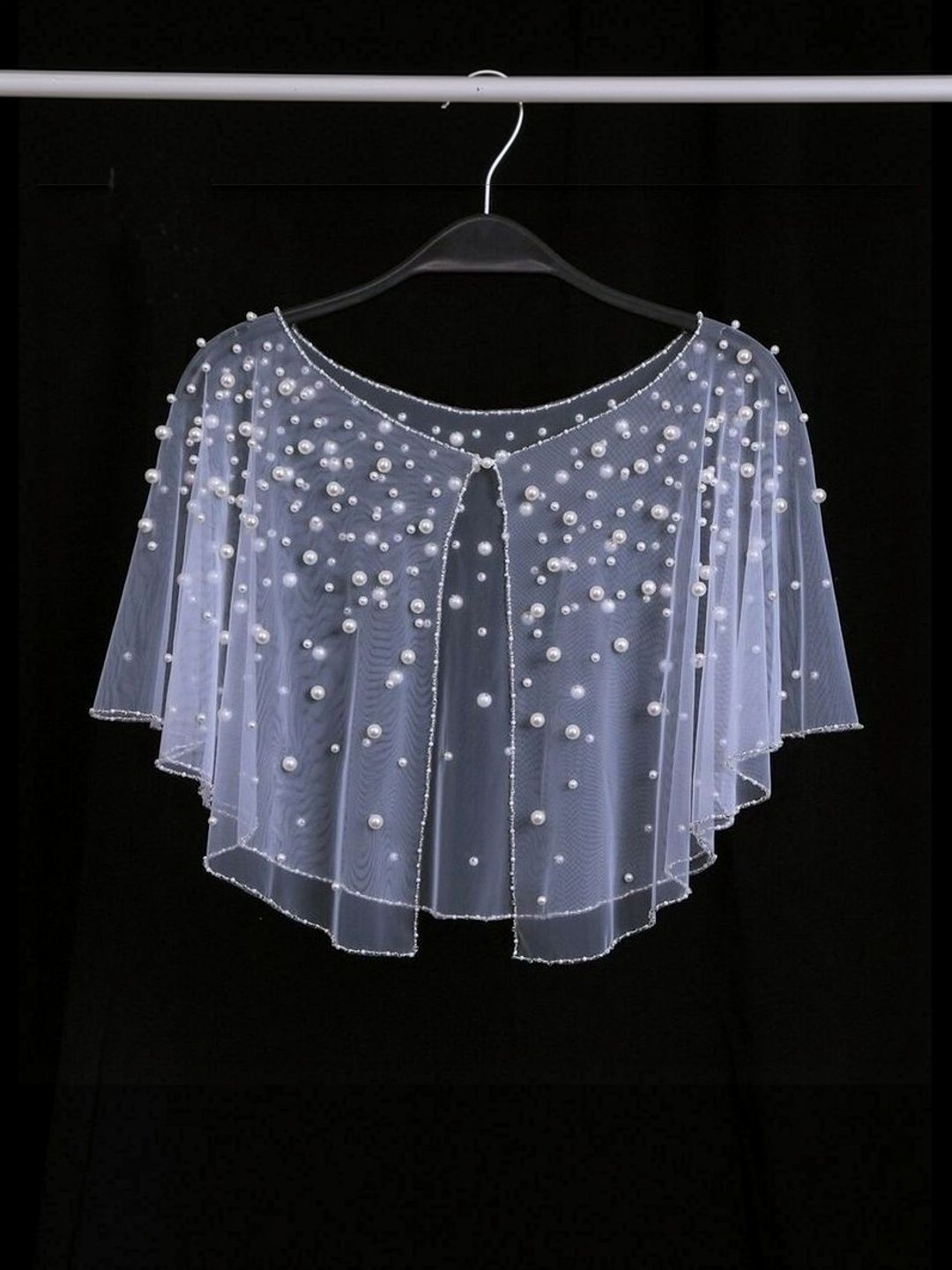 Zarinivas Women Party Embellished Crop Shrug-picture-43
