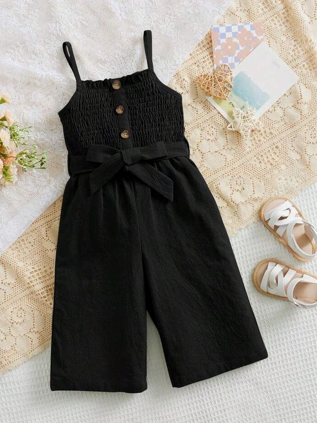 Katalyn Girls Printed Basic Jumpsuit with Ruffles-picture-12