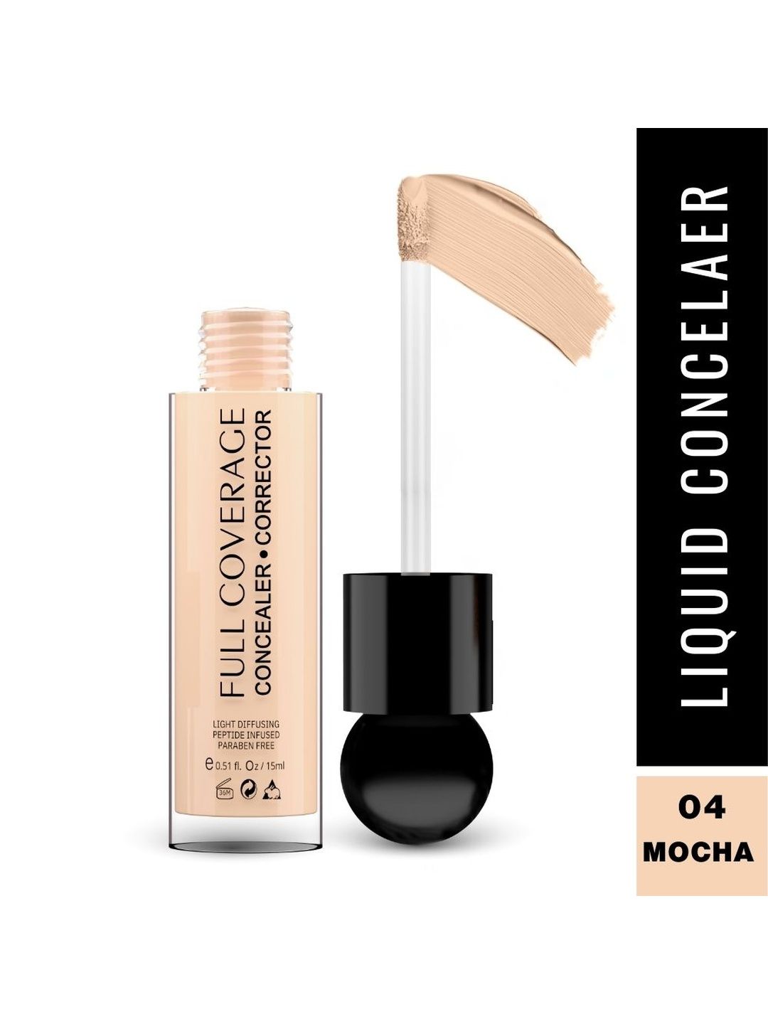 METABU Long Lasting Liquid Concealer - 15 ml - Mocha 04-image-16