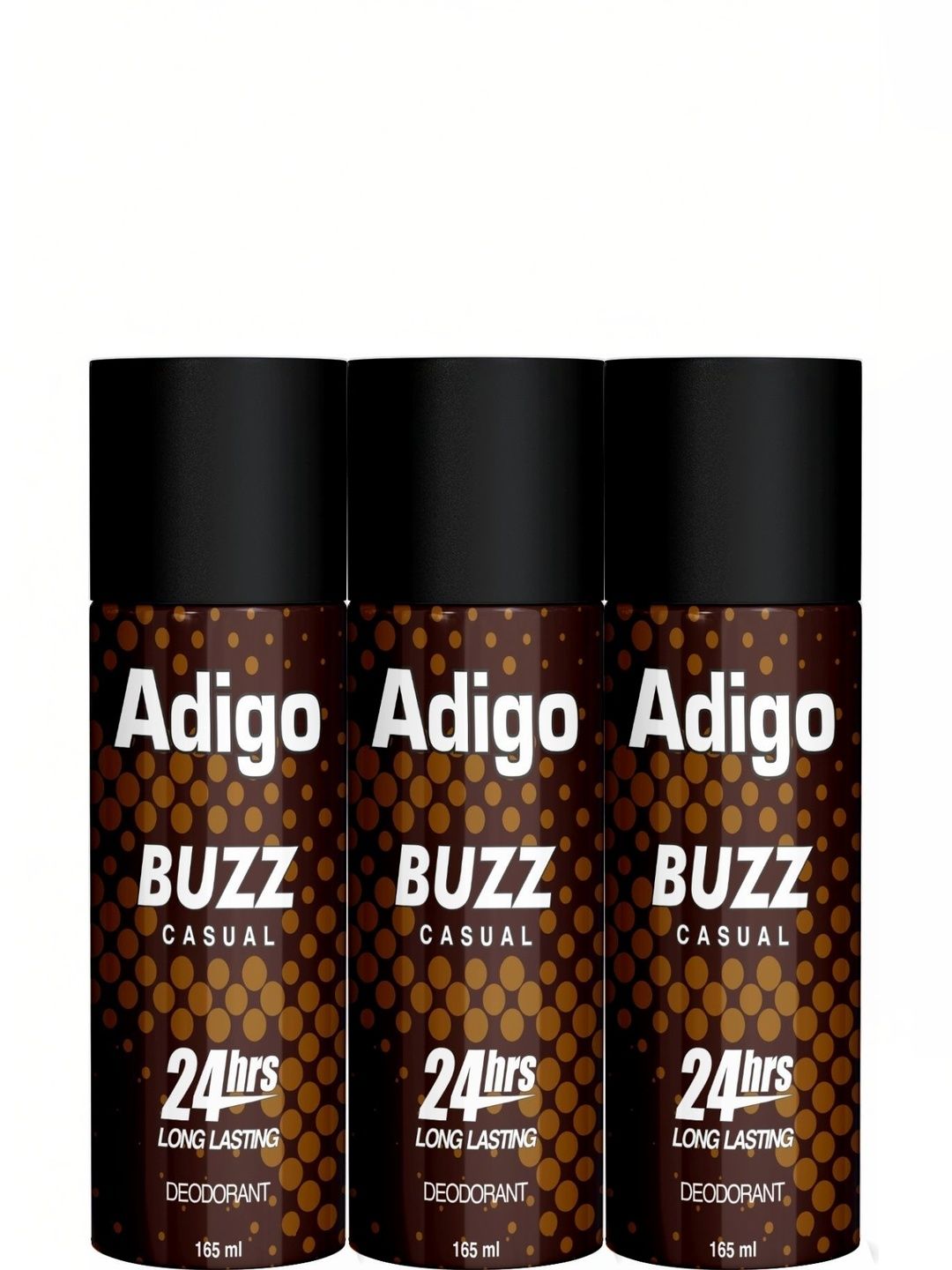 Adigo Set Of 3 Buzz Casual Long Lasting Deodorant - 165 ml Each-picture-24