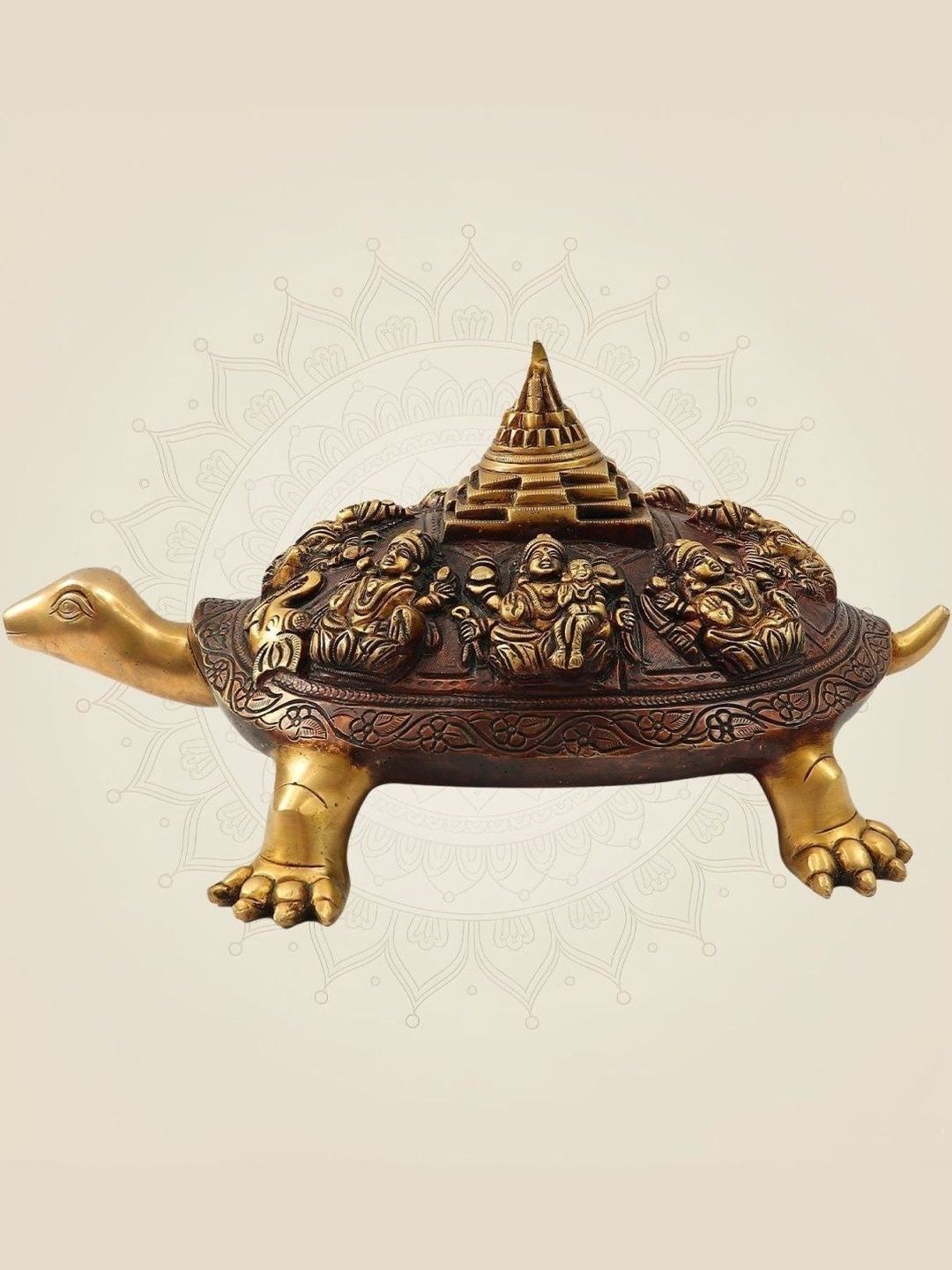 Luxeartisanship Brass Decor Multi Brass Antique Finish Handcrafted Showpieces 5.75 Inch-image-26
