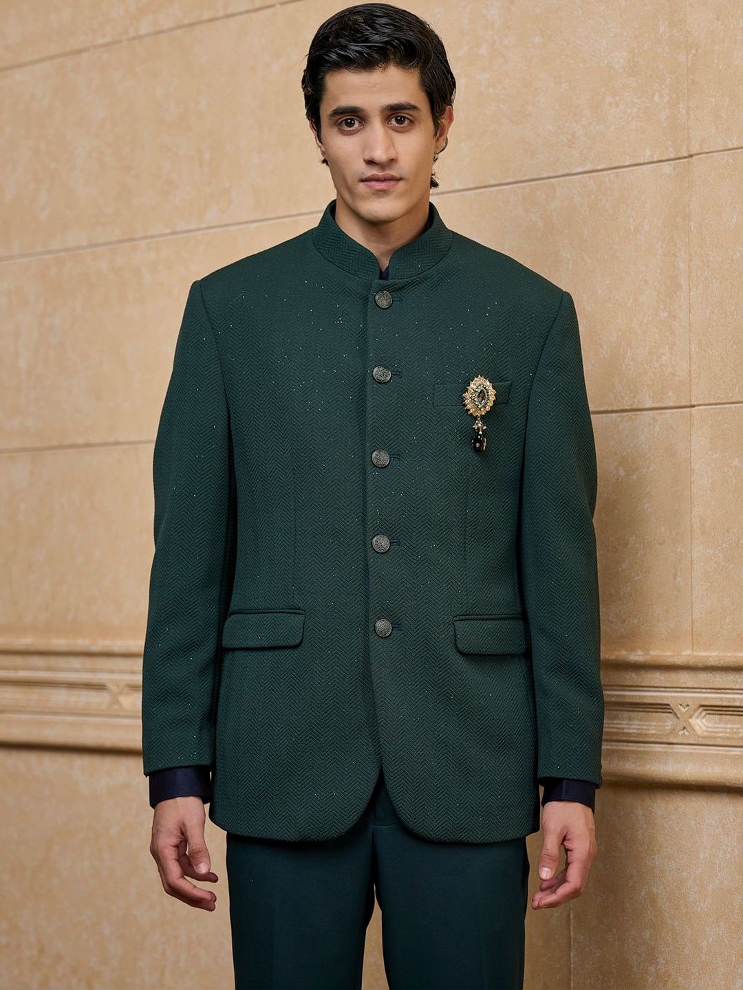 Tasva Bandhgala Indo Western Dinner Blazer-picture-39