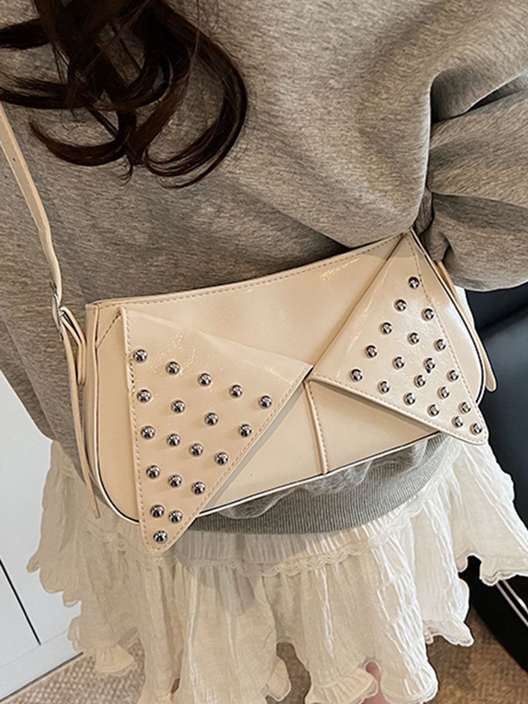LULU & SKY Textured Sling Bag-image-34