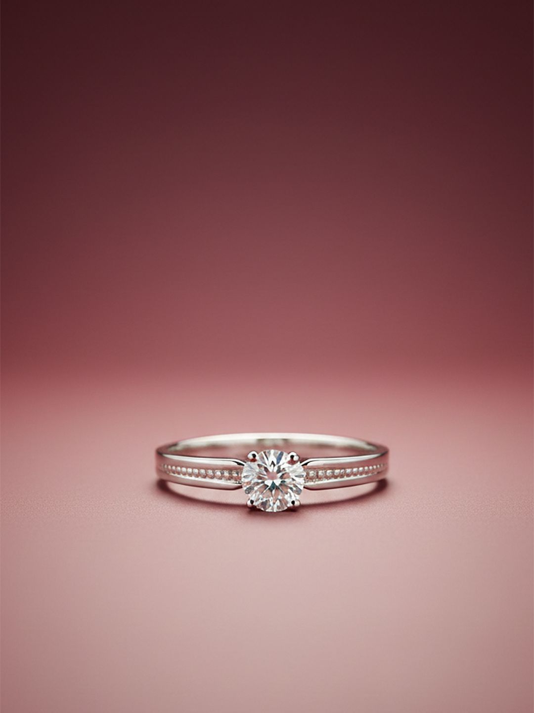 MAEJOY Solitaire Lab grown diamond 92.5 Sterling Silver 18KT Rhodium plated ring-picture-32