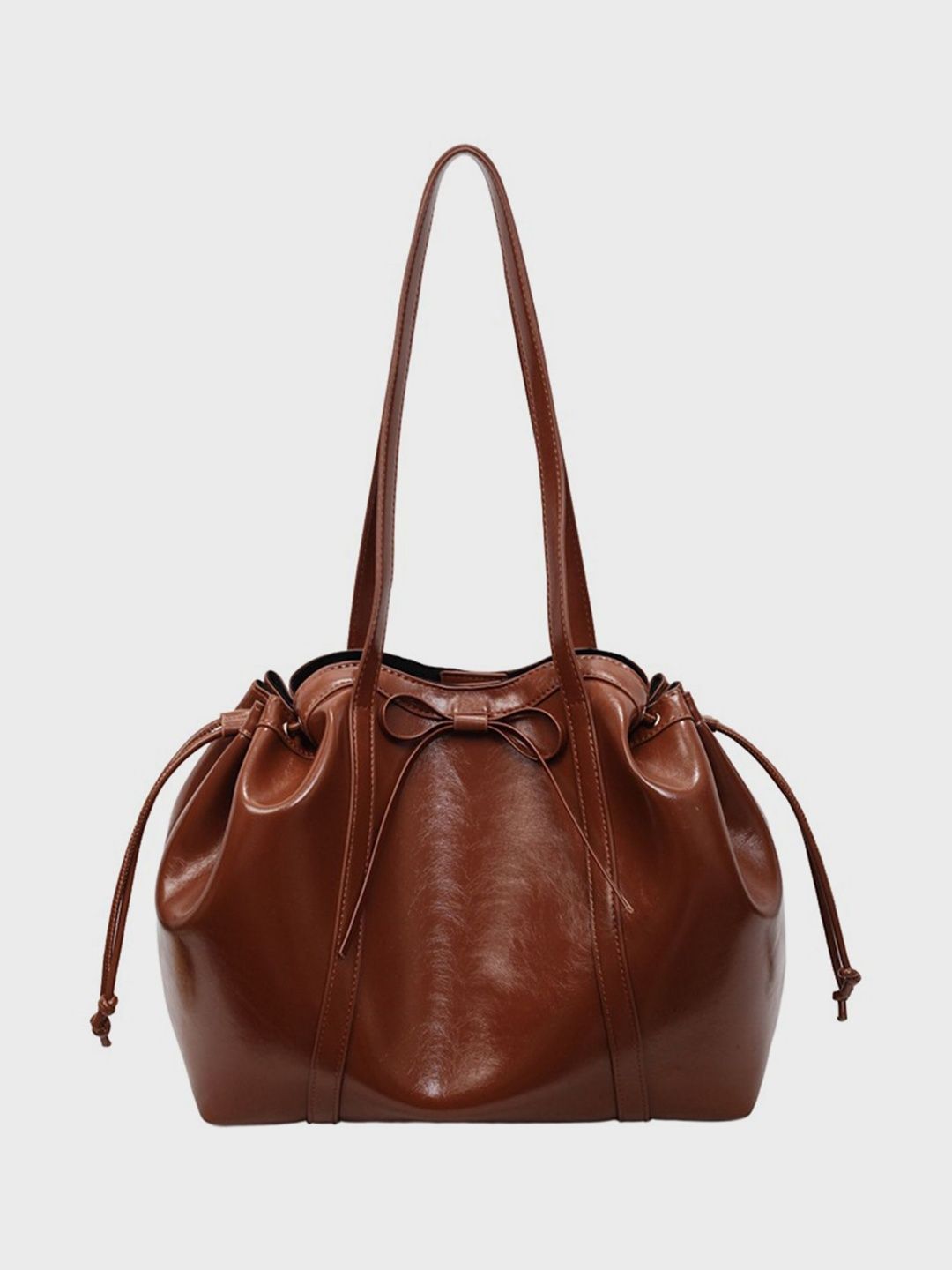 LULU & SKY Bucket Handheld Bag with Bow Detail-picture-17