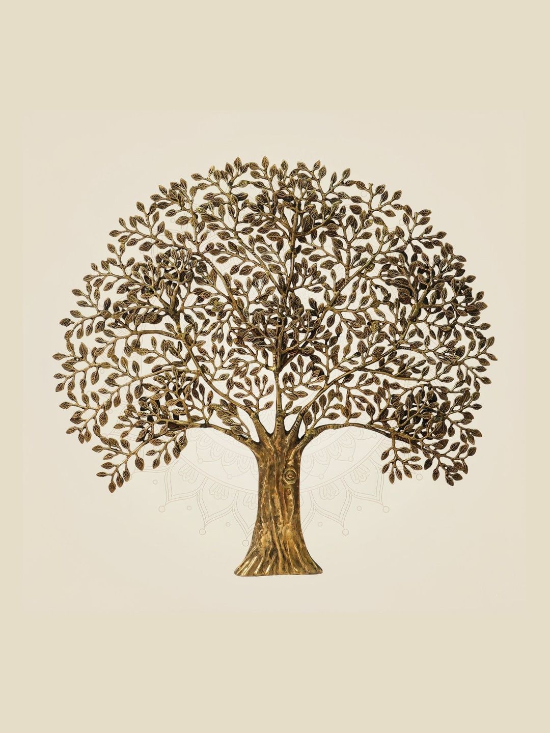 Luxeartisanship Tree Of Life Gold Brass Antique Finish Handcrafted Showpieces 34 Inch-picture-25
