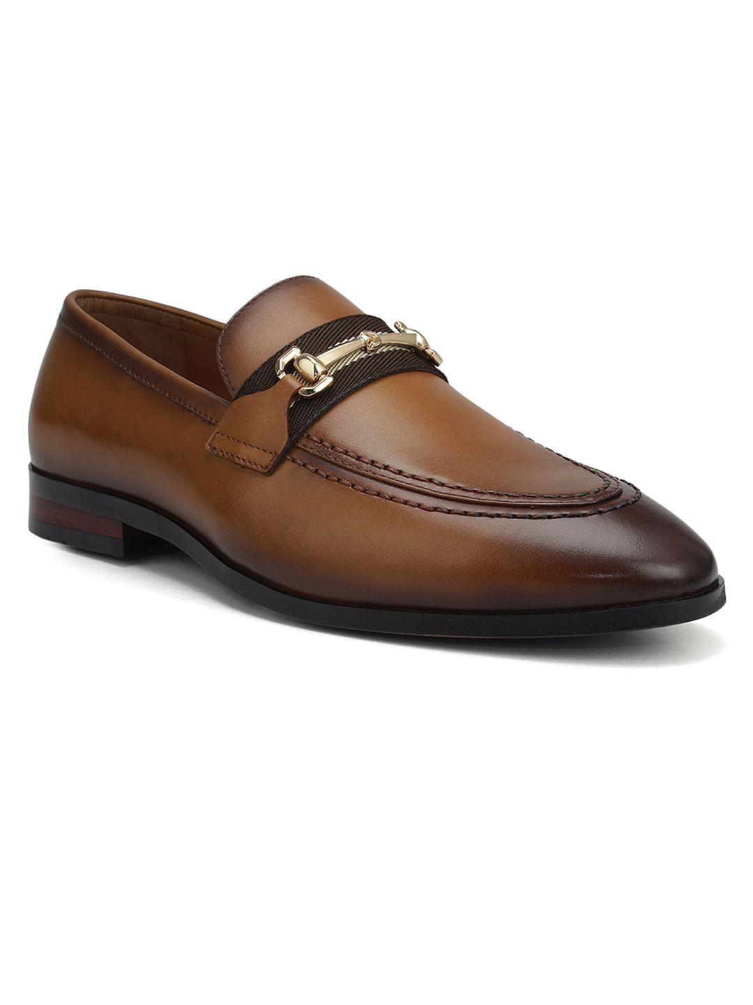 ROSSO BRUNELLO Men Leather Formal Loafers Shoes-picture-33