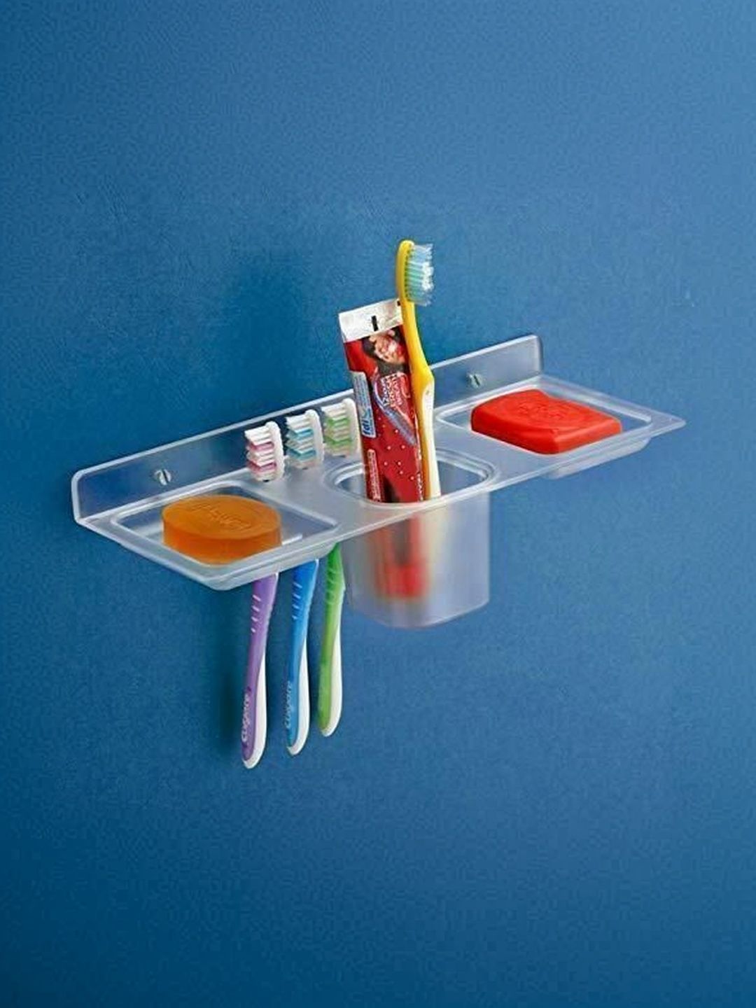DXDT Transparent & Transparent Solid Plastic Bathroom Caddy-picture-37