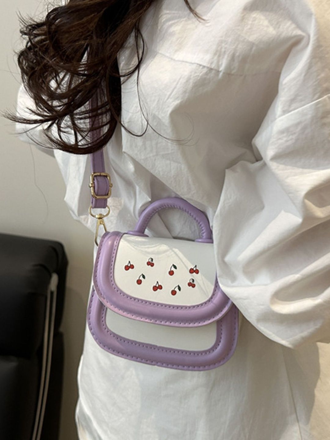 LULU & SKY Printed PU Handheld Bag-image-44