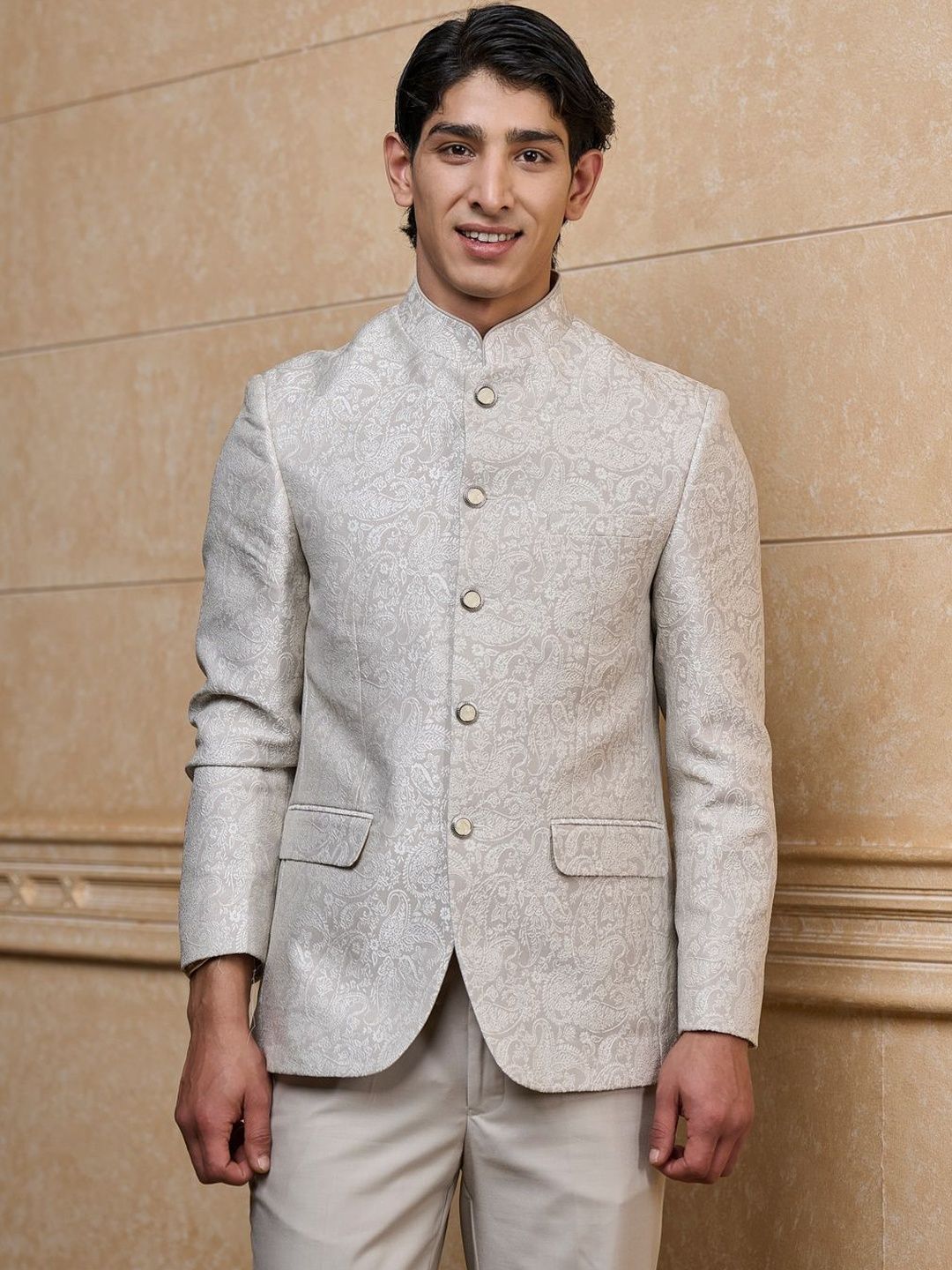 Tasva Bandhgala Indo Western Dinner Blazer-picture-58