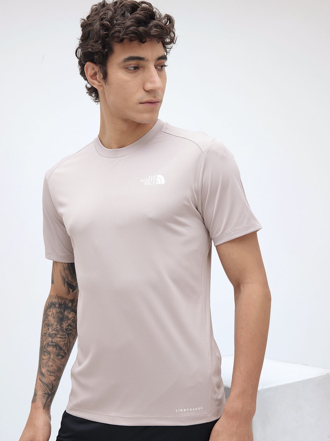The North Face Checked Brand Logo Printed T-shirt-picture-58