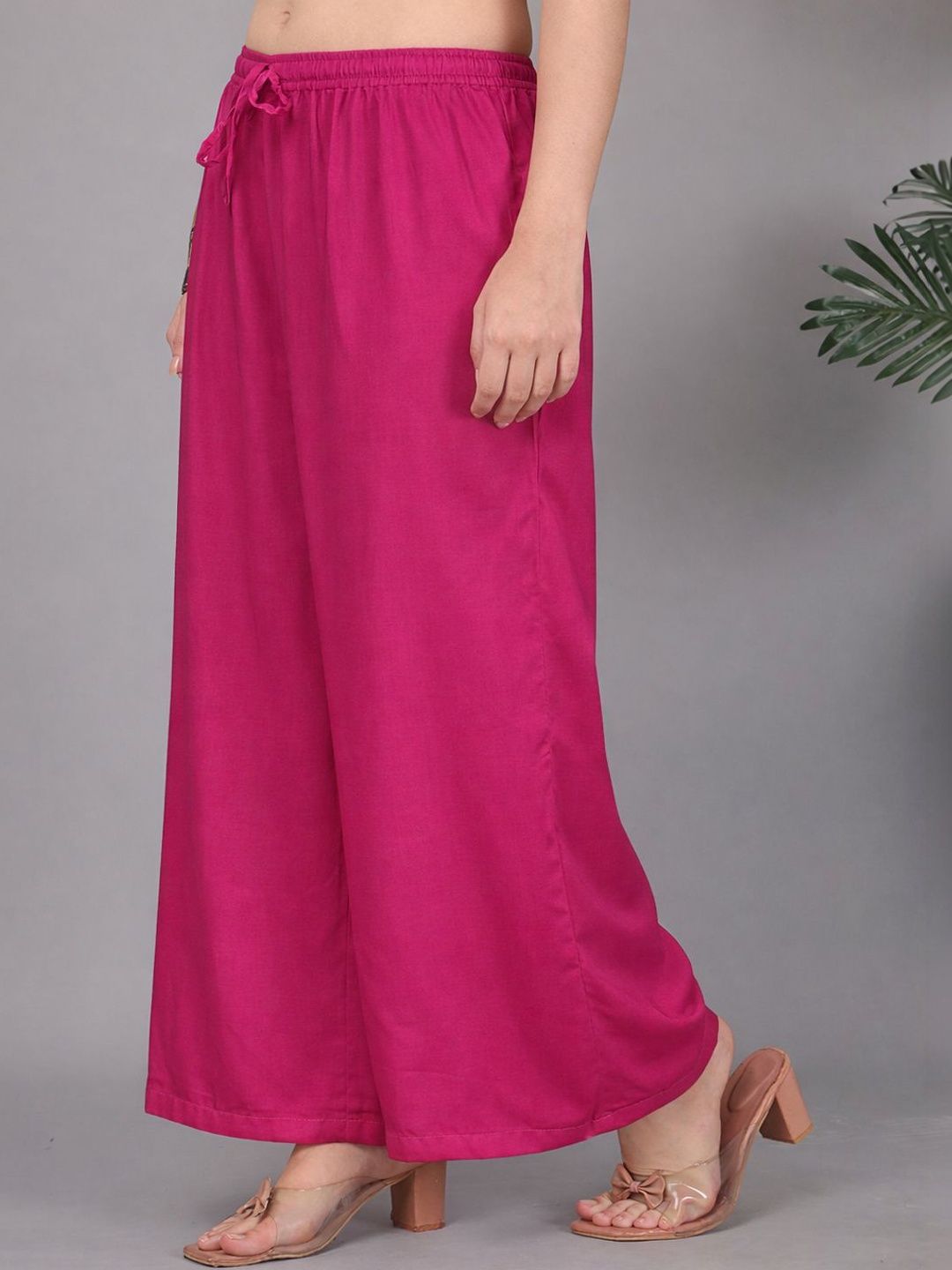 GRACIT Women Flared Palazzos-image-49