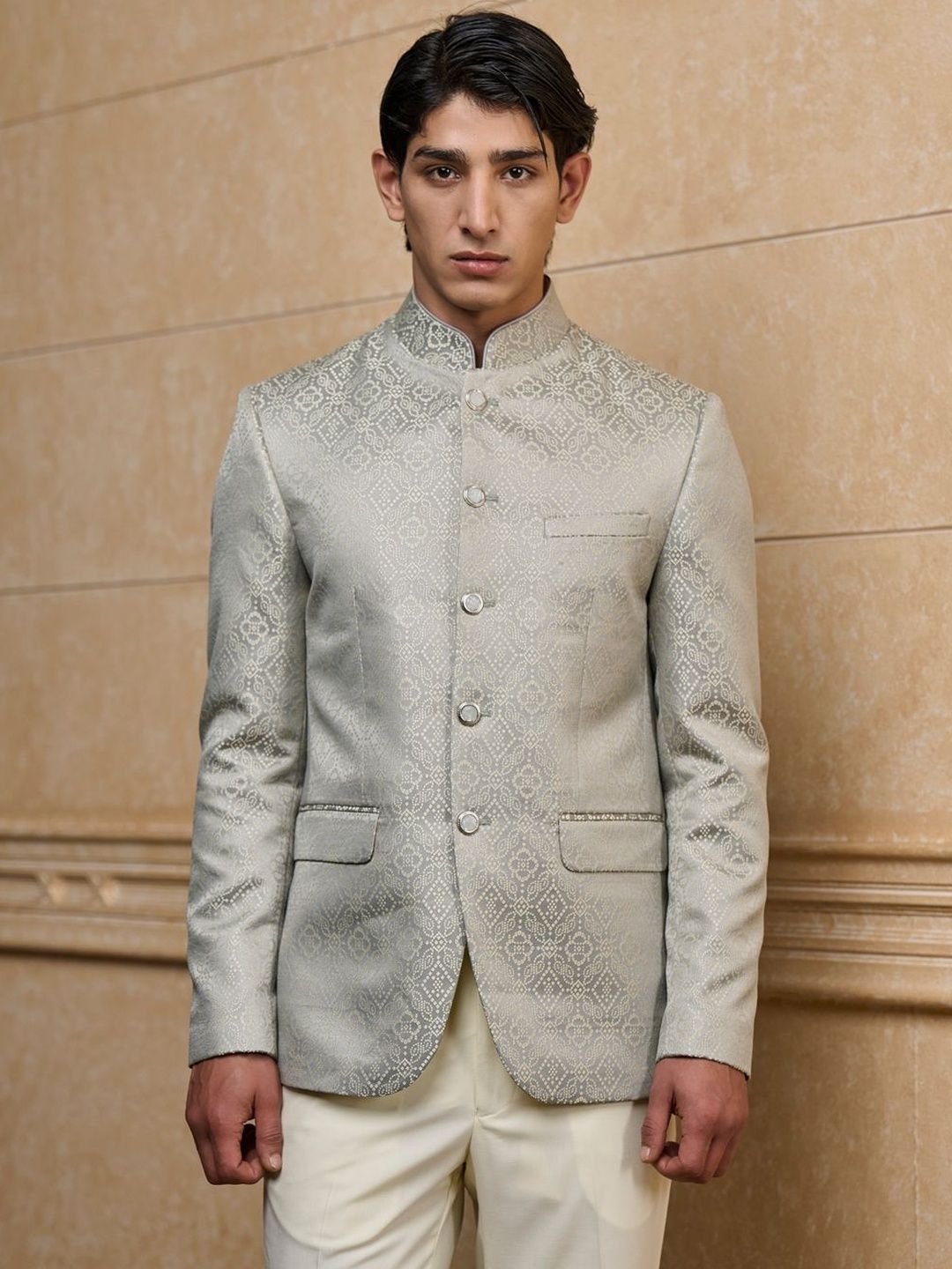 Tasva Bandhgala Indo Western Dinner Blazer-picture-41