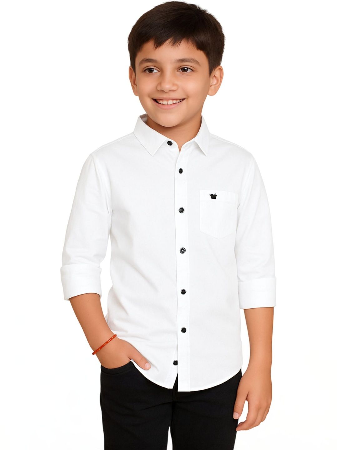 ZAKAR STYLE Boys Slim Fit Casual Shirt