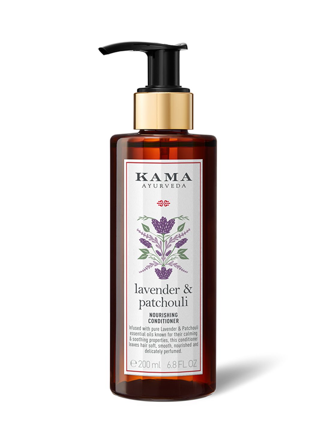 KAMA AYURVEDA Lavender & Patchouli Nourishing Hair Conditioner for All Hair Types - 200 ml-picture-33