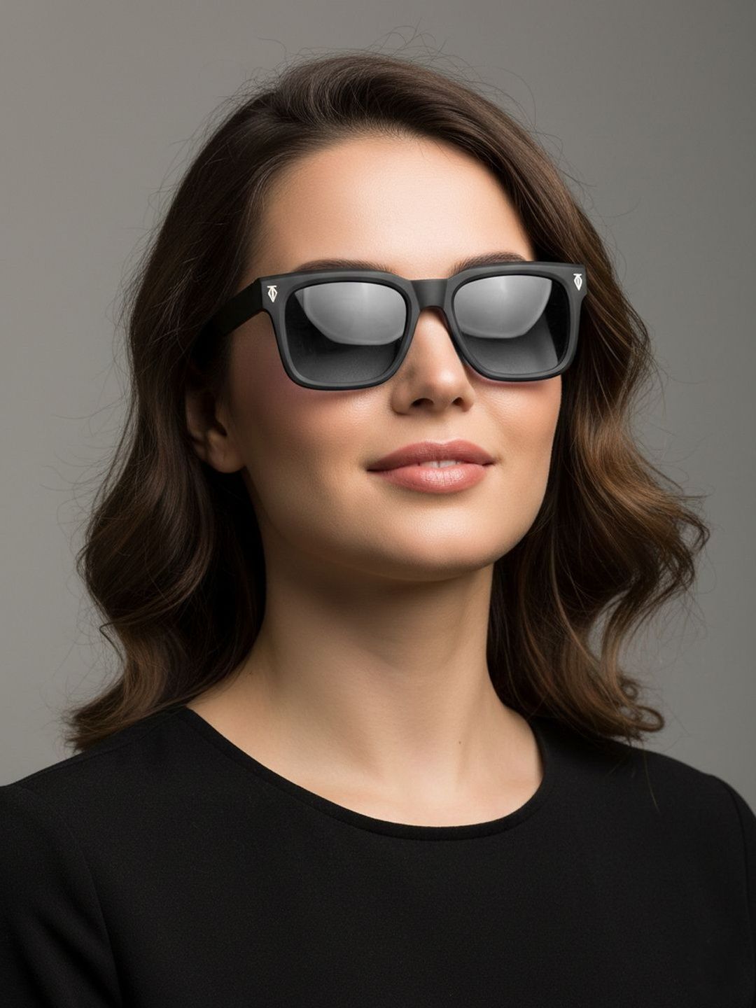 SZN Men Black Lens & Black Wayfarer Sunglasses with-image-36