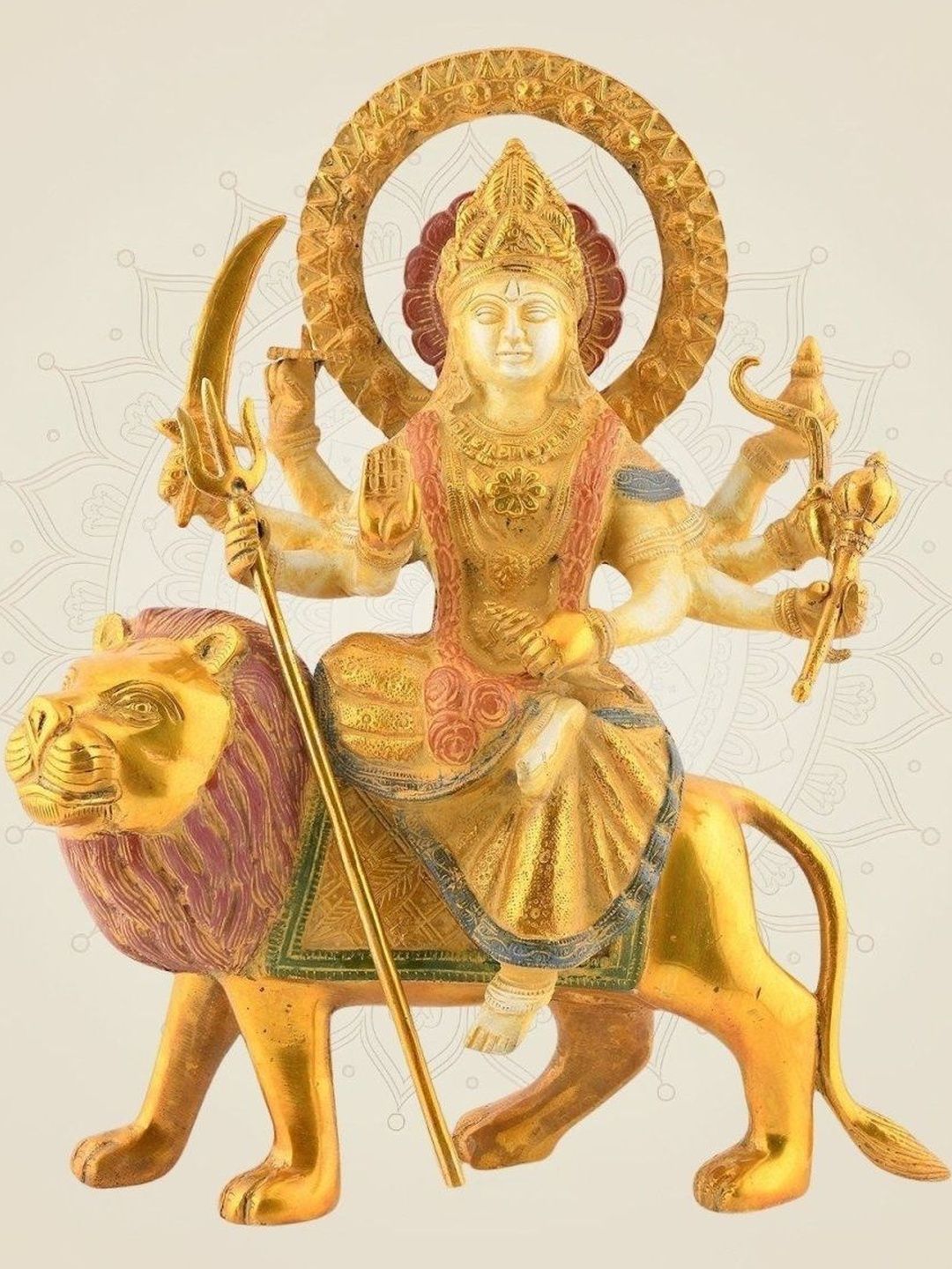 Luxeartisanship Multicoloured Religious Idol Showpiece-picture-15