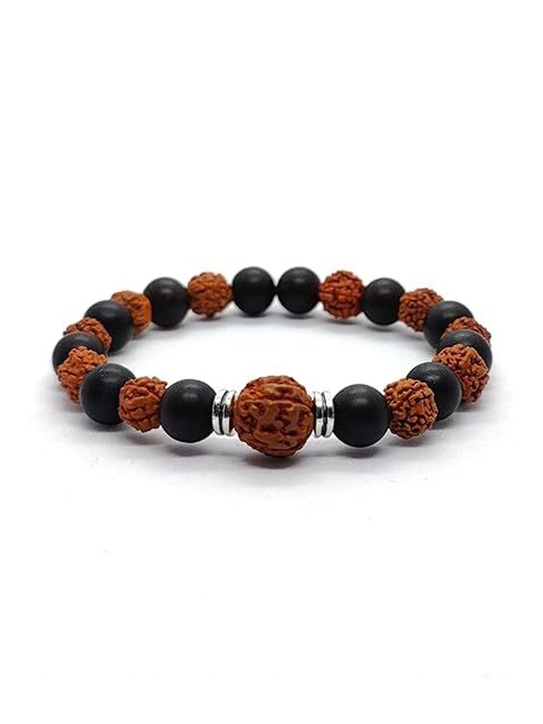 SANKALAN CREATIONS Multicoloured Karangali Rudraksha Bracelet-picture-5