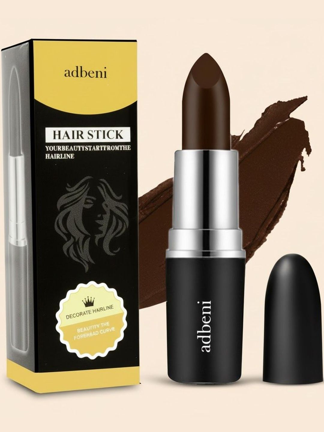 Adbeni Hair Color Stick - Brown-picture-13
