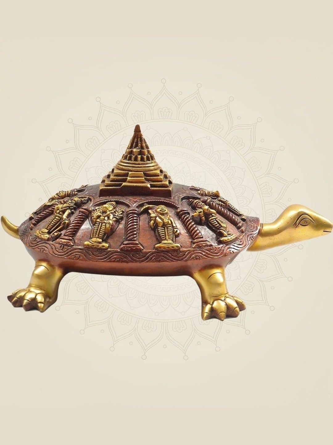 Luxeartisanship Brass Decor Multi Brass Antique Finish Handcrafted Showpieces 5.75 Inch-image-27