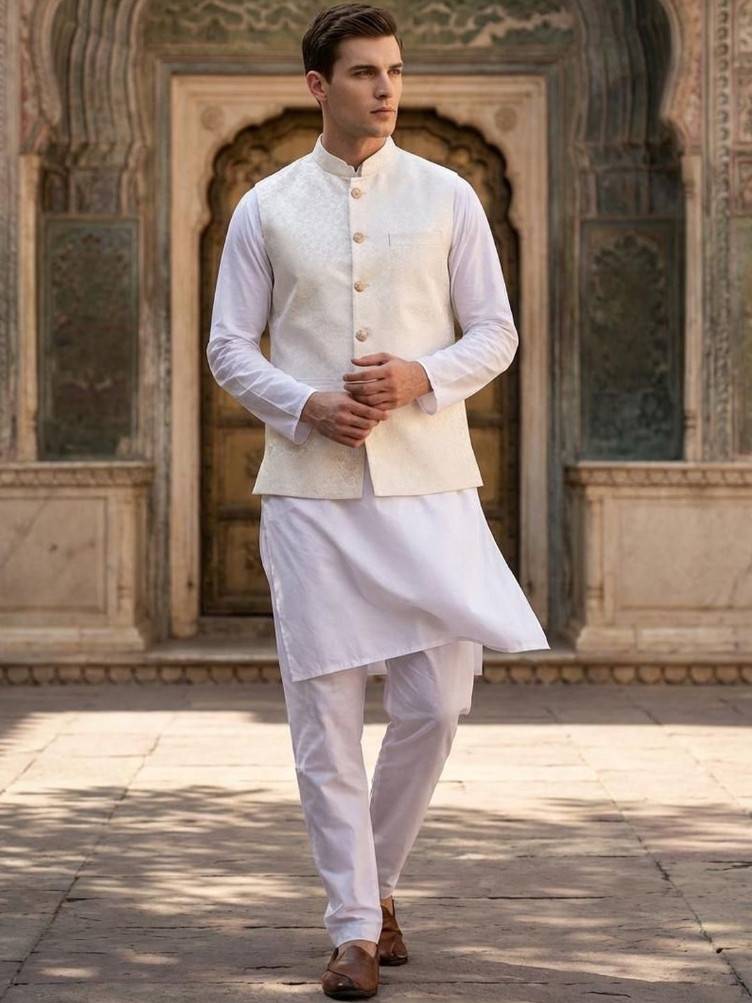 Anouk Printed Nehru Jackets-picture-25