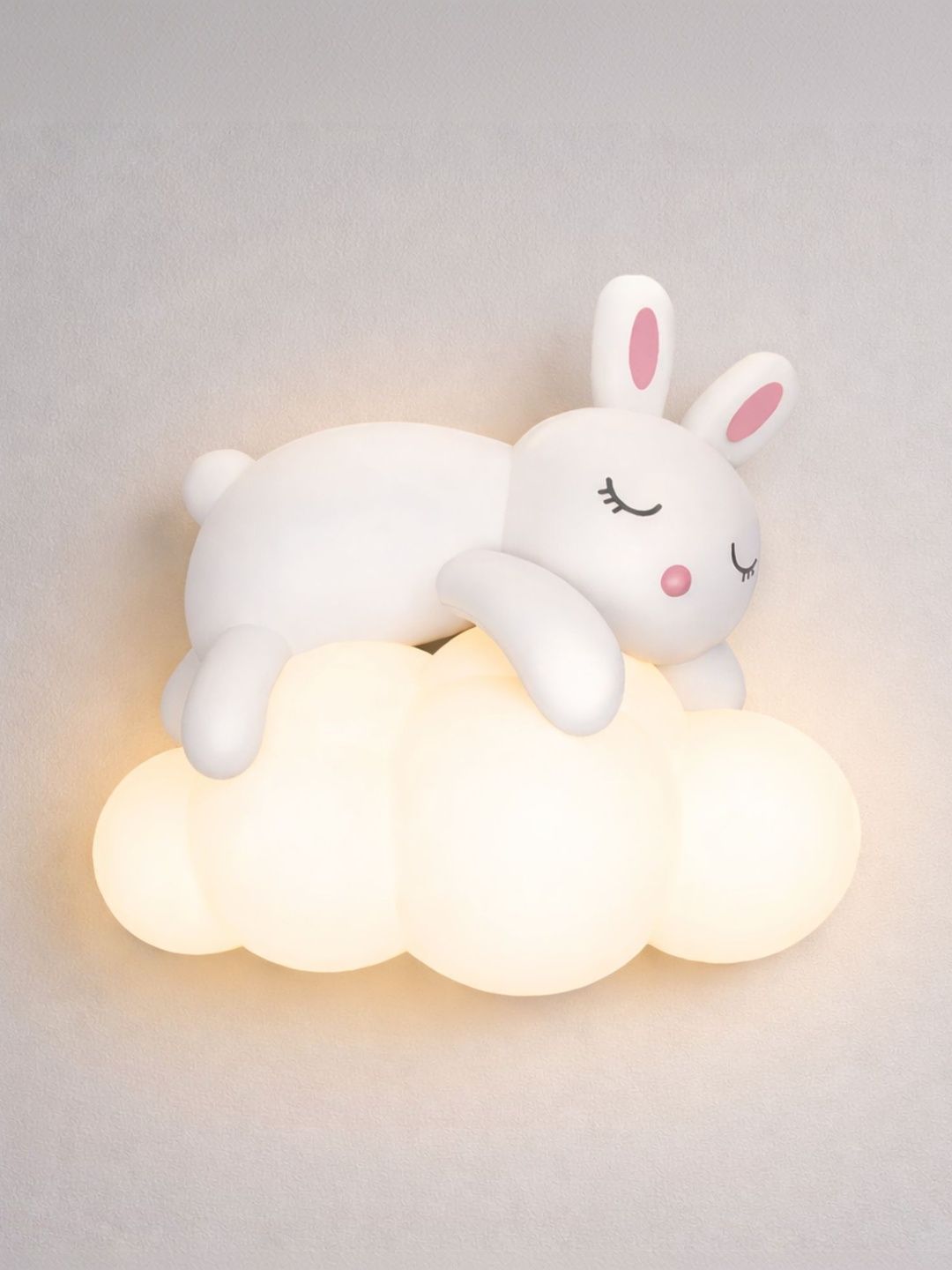 Stello White & White Acrylic Abstract Shaped Shaped Wall Lamp-image-35