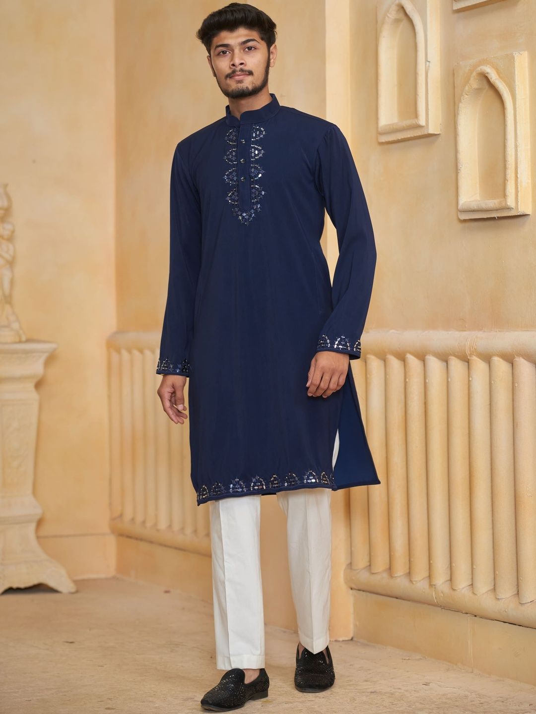 House Of Sanskruti Men Embroidered Kurta-picture-53