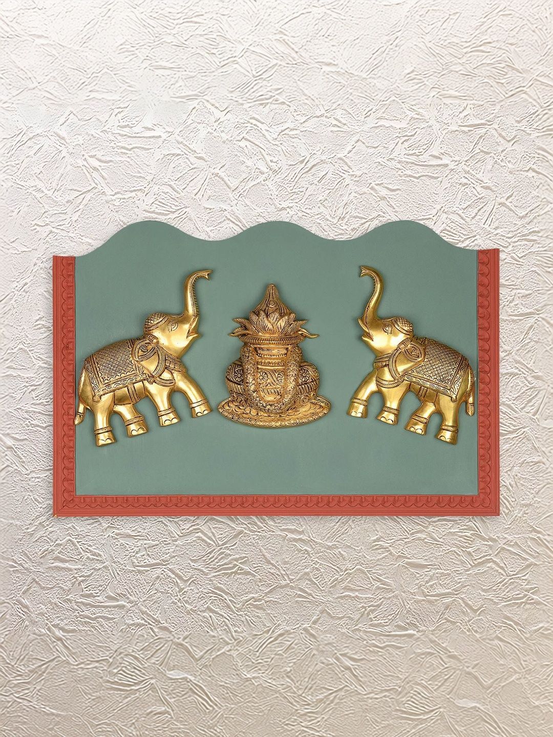 Luxeartisanship Wall Frames Multi Brass Antique Finish Handcrafted Showpieces 16 Inch-picture-24