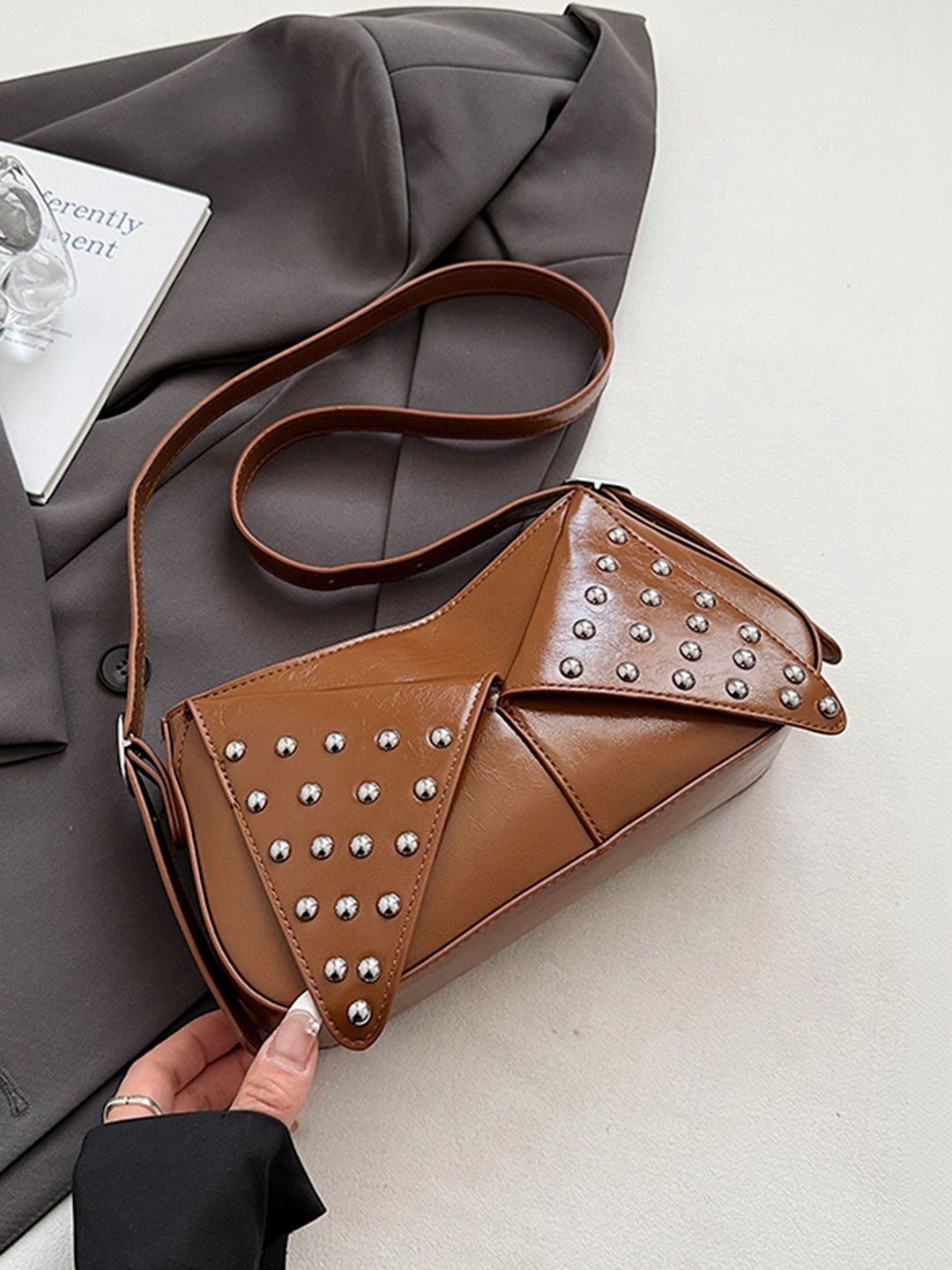 LULU & SKY Embellished Structured Shoulder Bag-picture-40