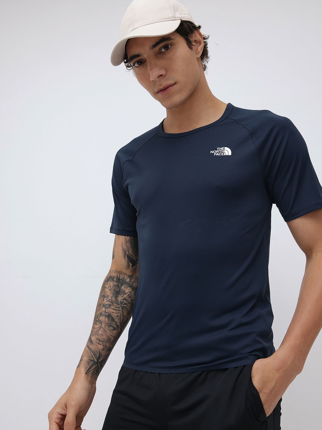 The North Face Slim Fit Brand Logo Printed T-shirt-picture-41