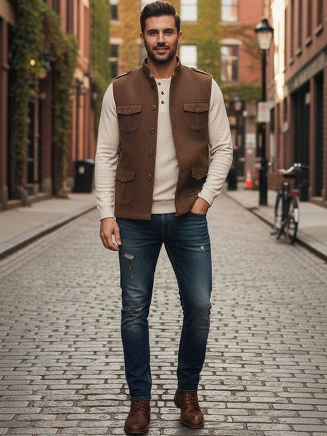 BuaGi Collection Mandarin Collar Nehru Jackets