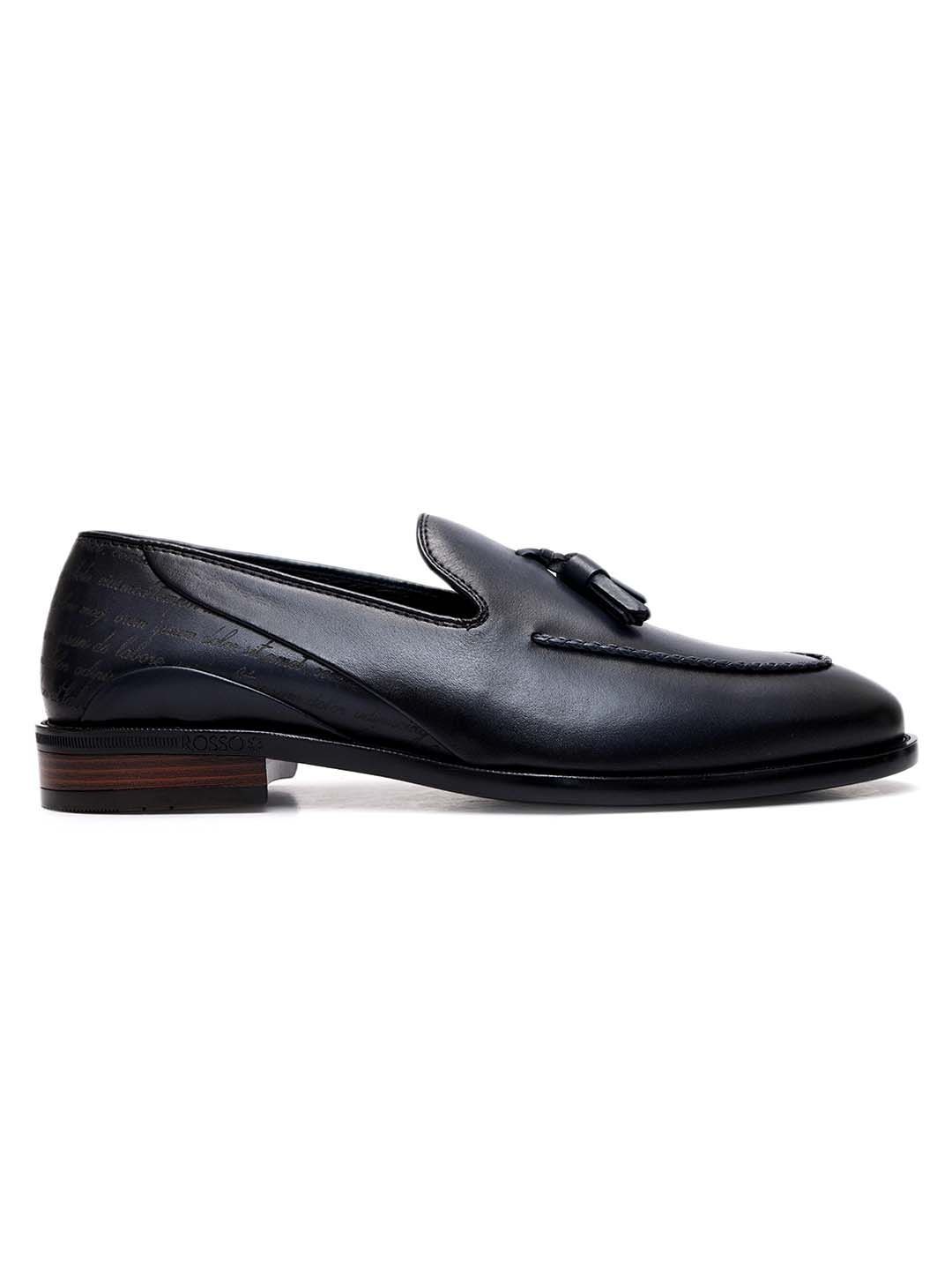 ROSSO BRUNELLO Men Leather Formal Loafers Shoes-picture-49