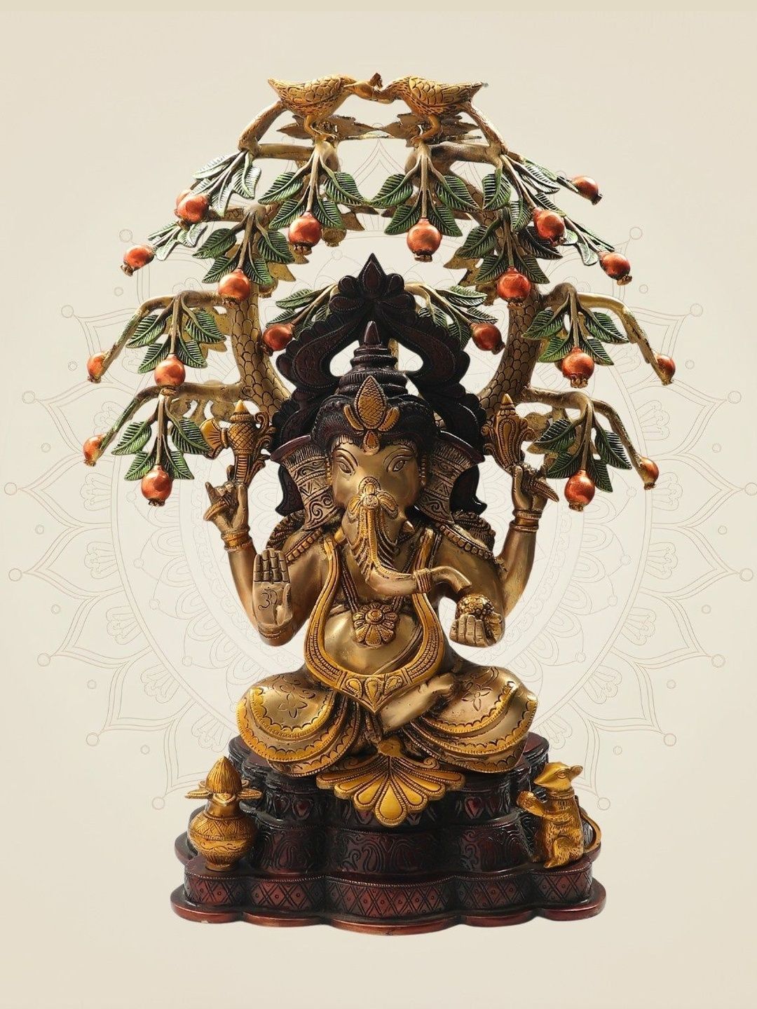 Luxeartisanship Gold-Toned Religious Idol Showpiece-picture-14