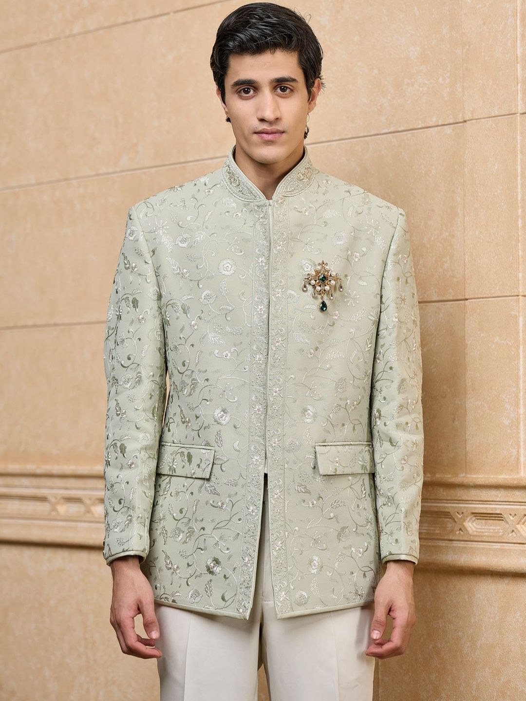 Tasva Bandhgala Indo Western Dinner Blazer-picture-38