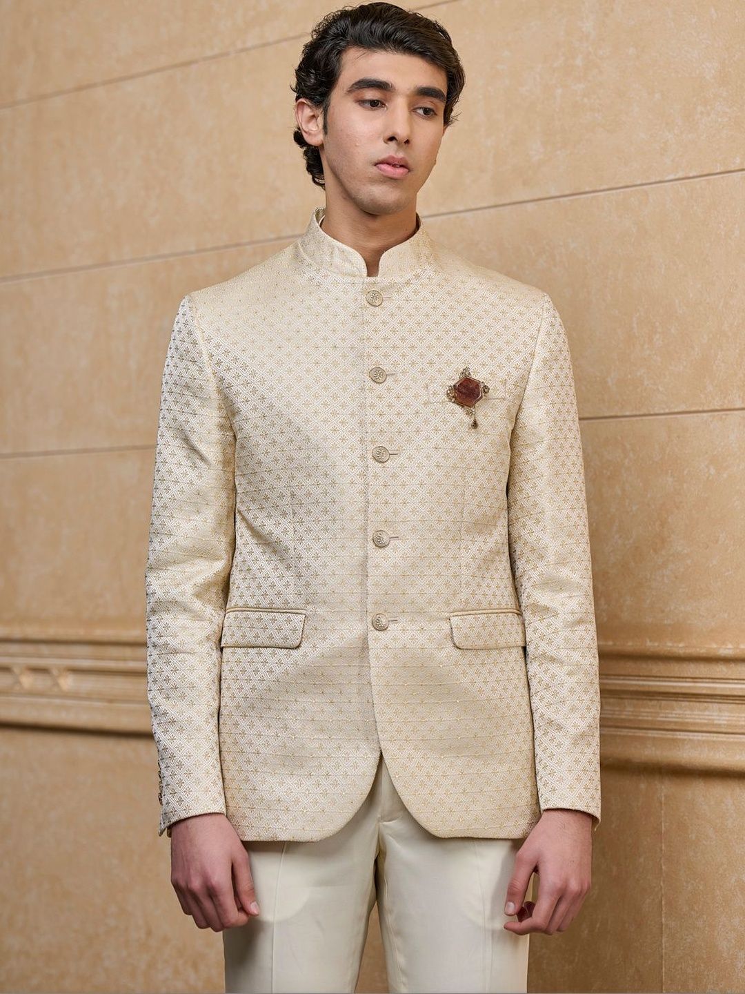 Tasva Bandhgala Indo Western Dinner Blazer-picture-14