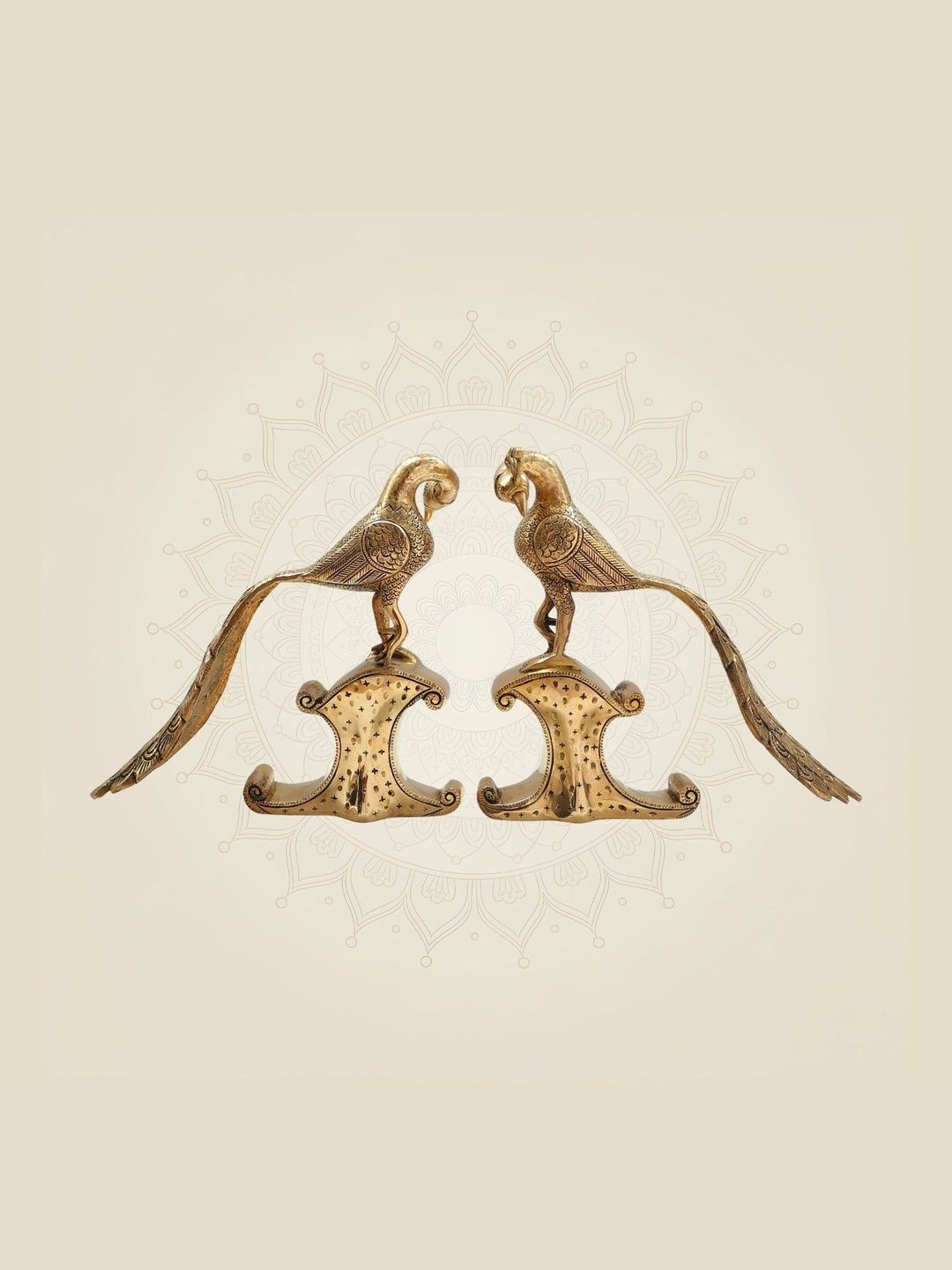 Luxeartisanship Brass Decor Brown Brass Antique Finish Handcrafted Showpieces 10.5 Inch-image-24
