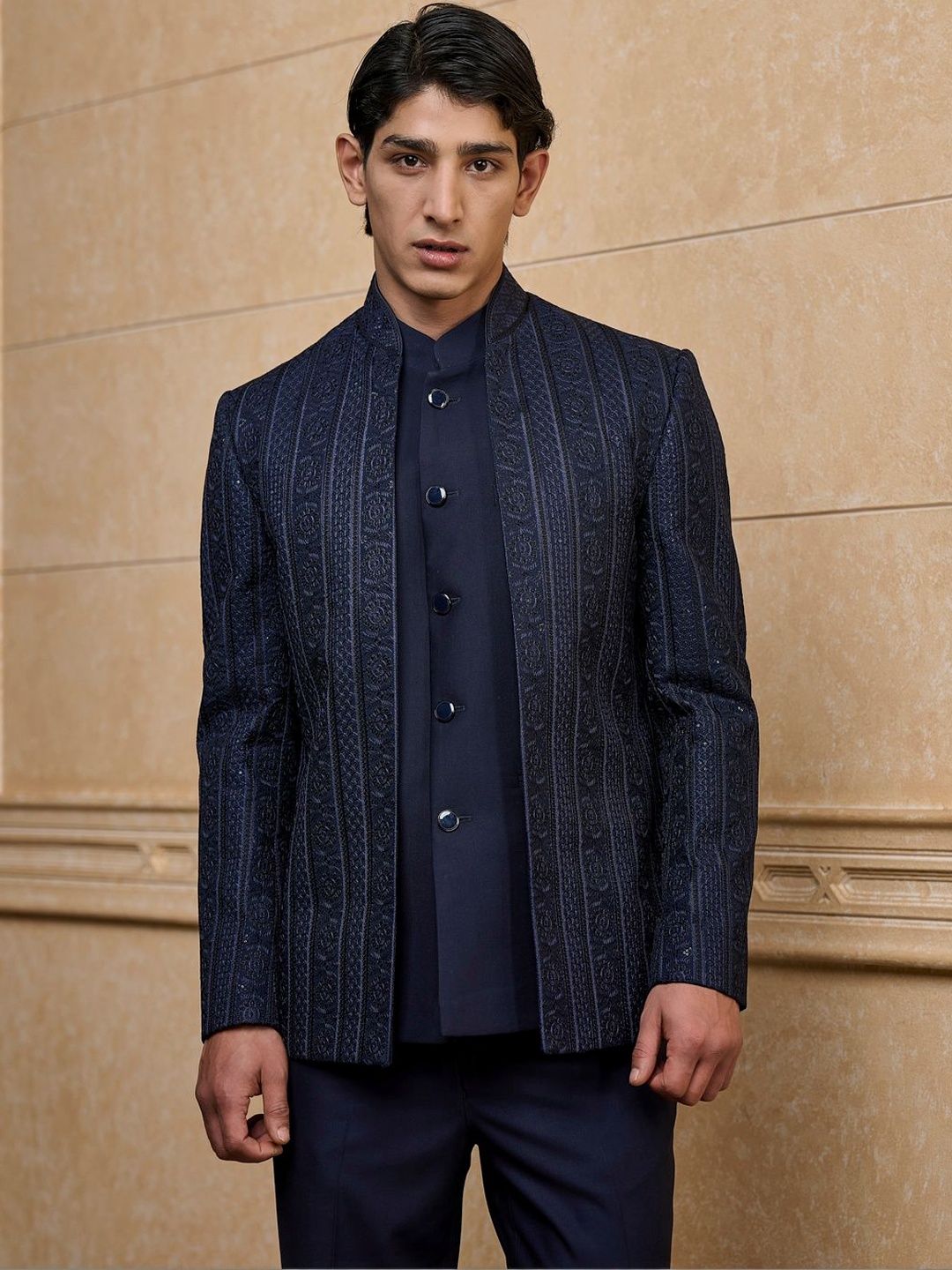 Tasva Bandhgala Indo Western Dinner Blazer-picture-16