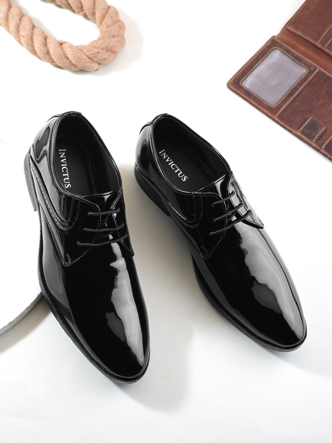 INVICTUS Men Round Toe Lace-Ups Formal Derys-picture-26