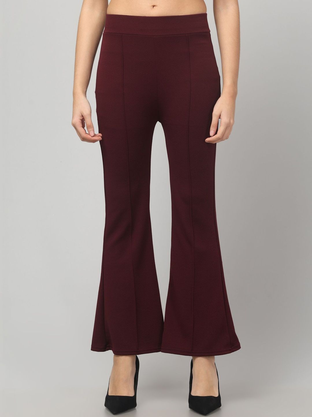 CROWN KING Women Wrinkle Free Trousers-picture-19