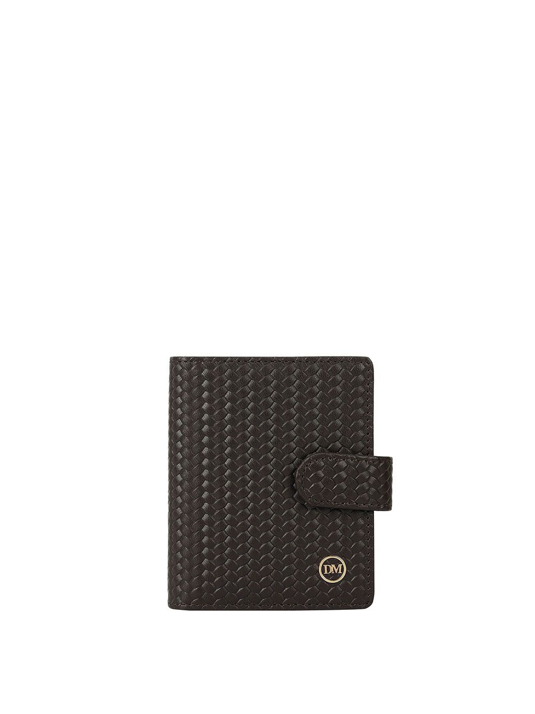Da Milano Unisex Woven Design Two Fold Wallet-image-38