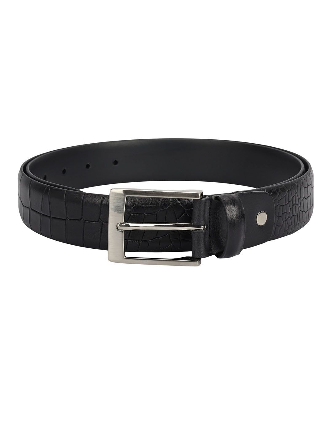 Da Milano Men Textured Leather Formal Belt-image-41