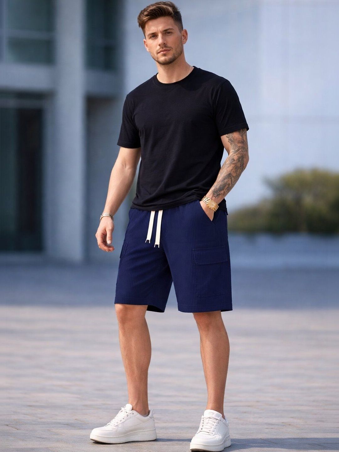 Moda Rapido Men Running Sports Shorts-picture-23