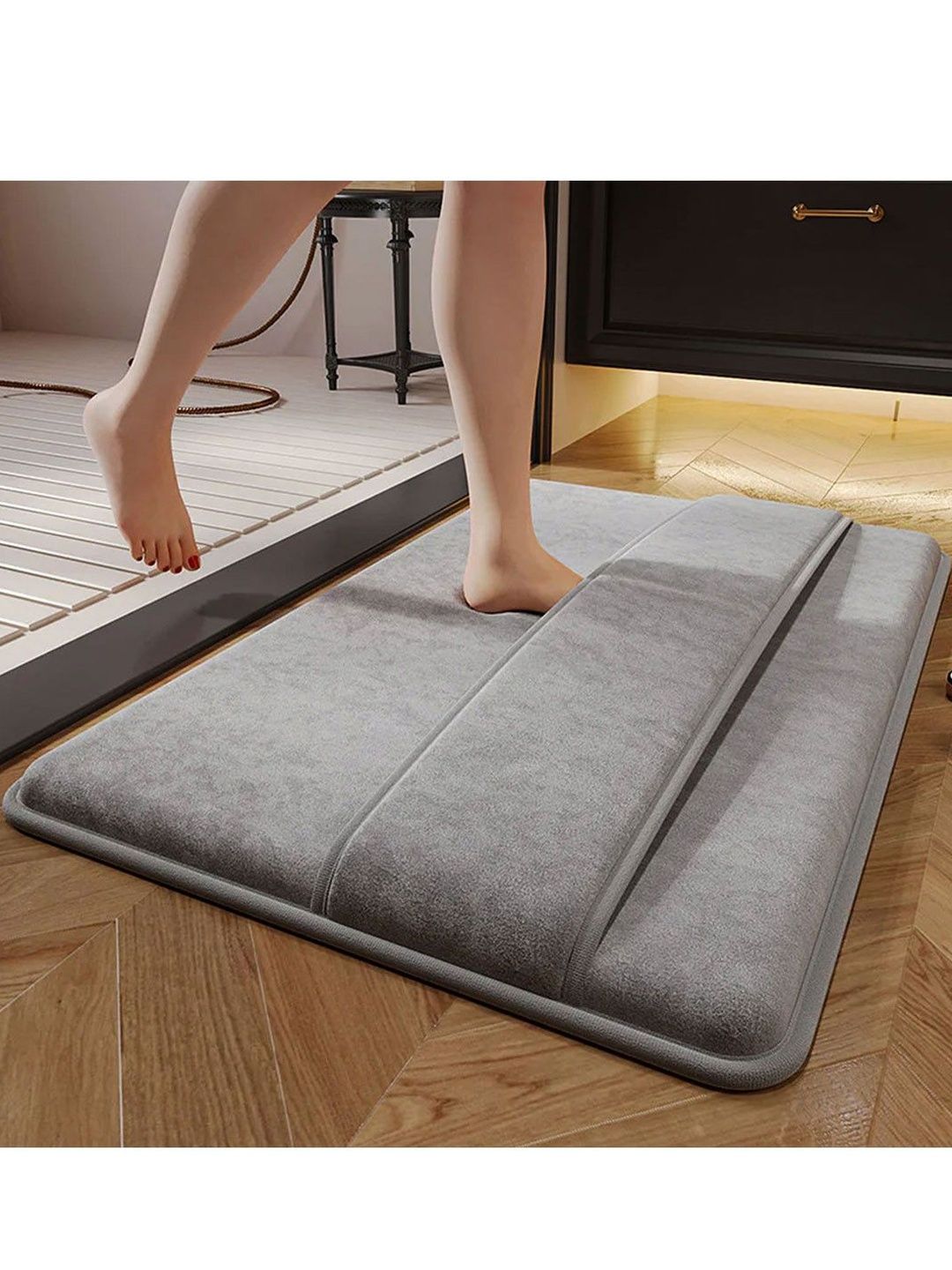 MAXOSHINE Grey Water Resistant Floor Mat-picture-53