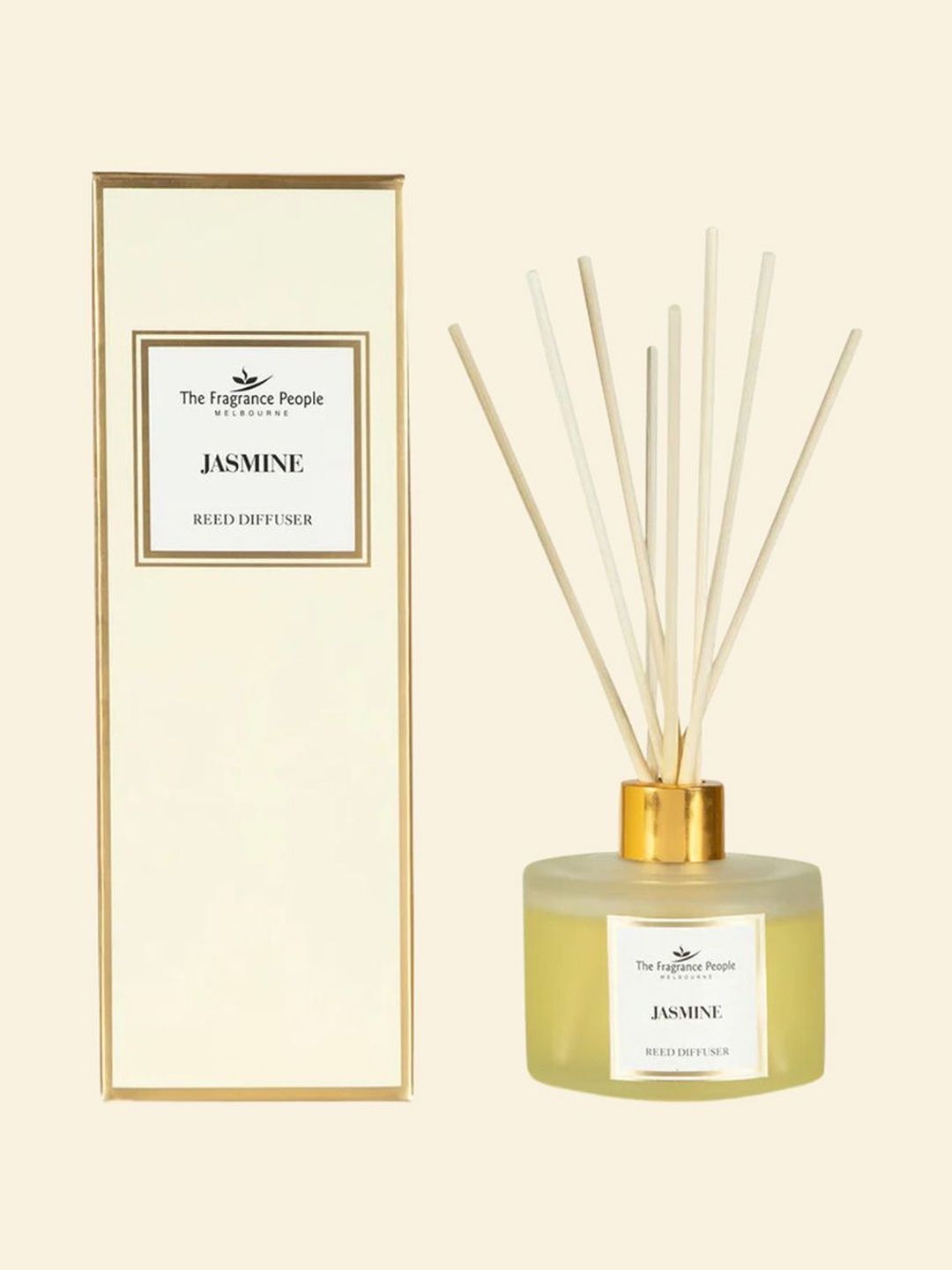 The Fragrance People Beige Jasmine Floral Reed Diffuser With 8 Sticks - 175ml-image-35