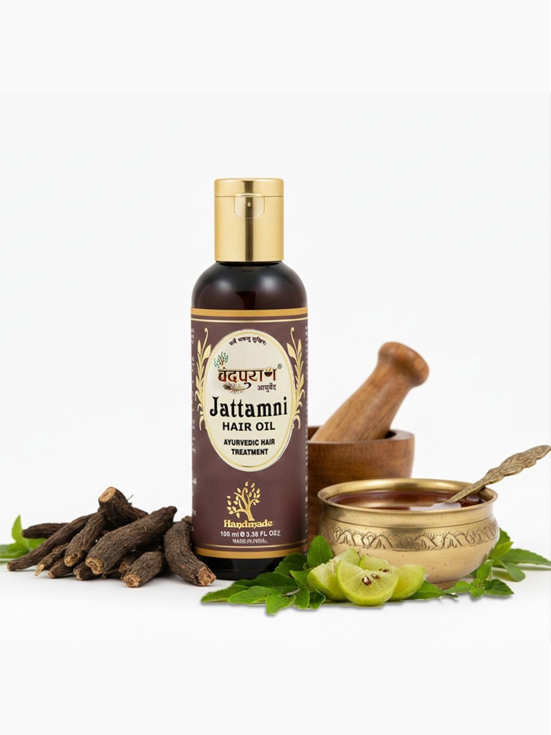 VEDPURAN Jattamni Hair Oil - 100 ml-picture-9