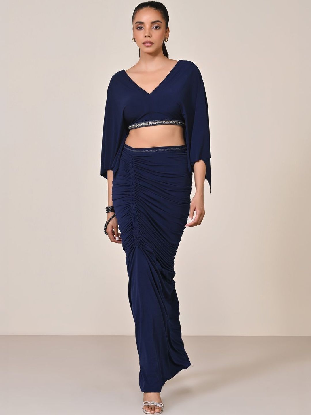 S&N by Shantnu Nikhil Kimono Sleeve Crop Top-picture-18