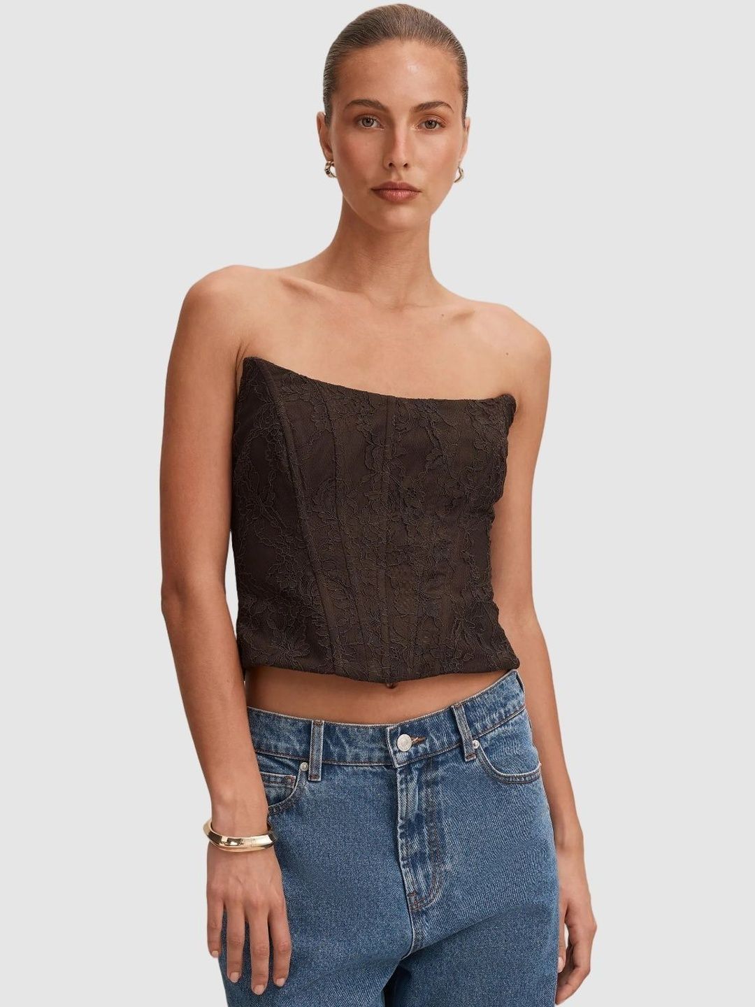 Forever New Embellished Embroidered Lace Crop Top-picture-18
