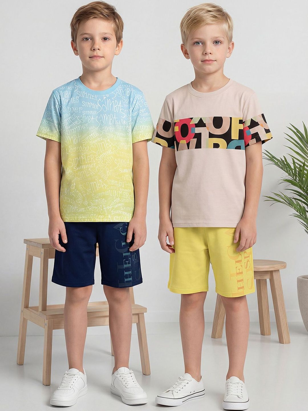 HELLCAT Boys Printed T-shirt with Shorts-image-38