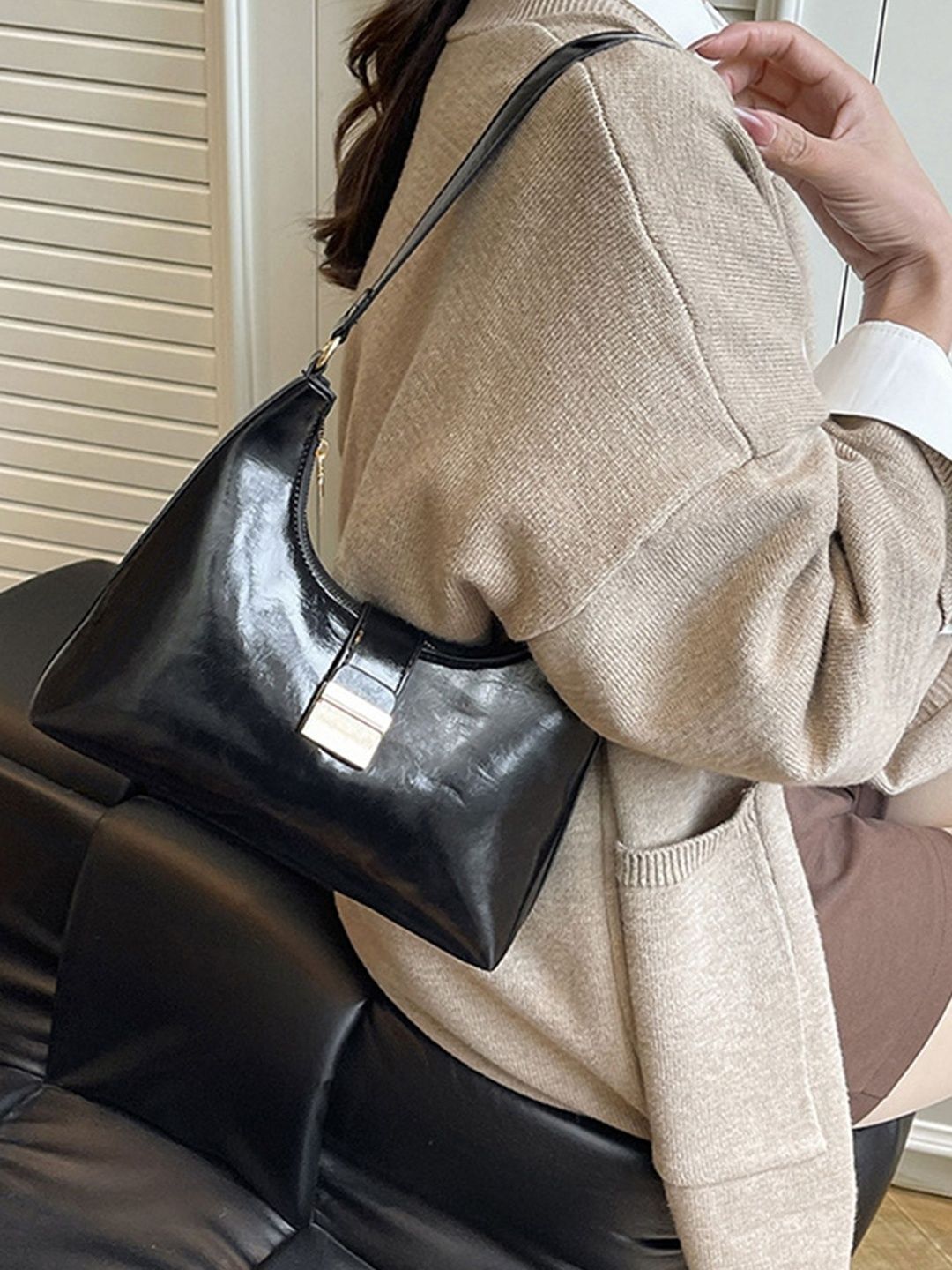 LULU & SKY Half Moon Sling Bag-image-22