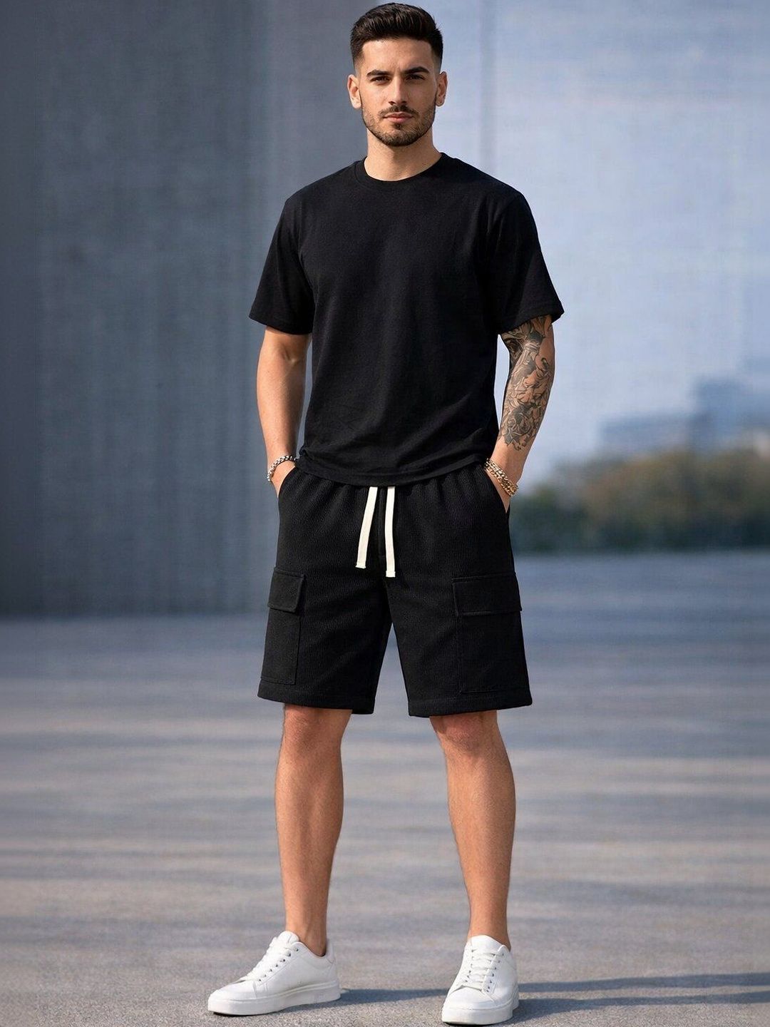 JAMES&GEORGE Men Cargo Shorts-picture-16